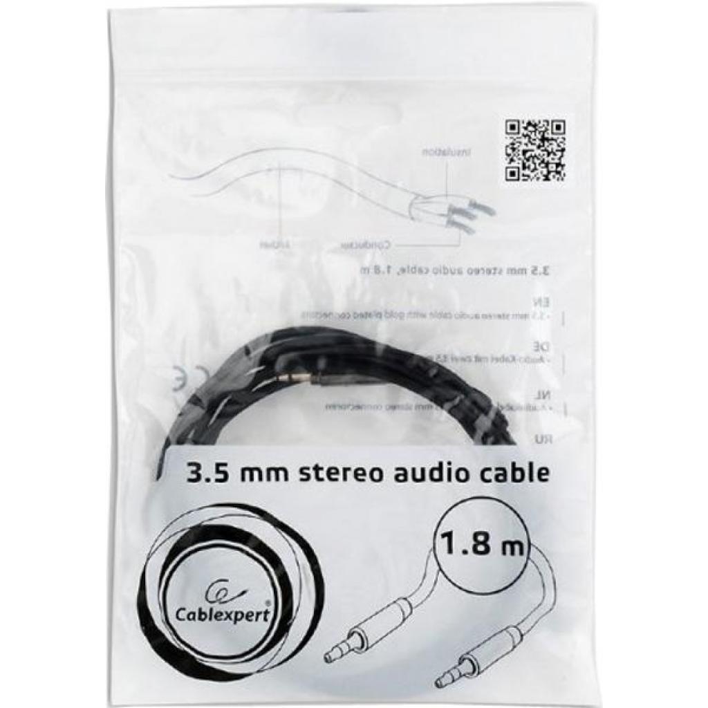 Кабель мультимедійний 3.5mm M to 3.5mm M 1.8m Cablexpert (CCAP-444-6) - изображение 4