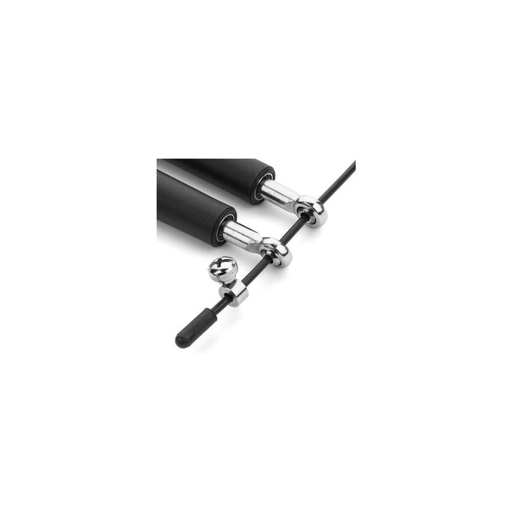 Скакалка EDGE Premium Rope ESK-5 швидкісна 3м Чорна (ESK-5 BLACK) - зображення 2