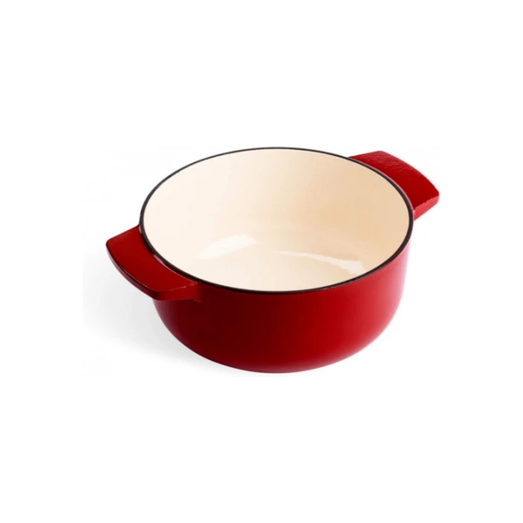 Каструля KitchenAid чавунна з кришкою 3,3 л Червона (CC006057-001) - зображення 4