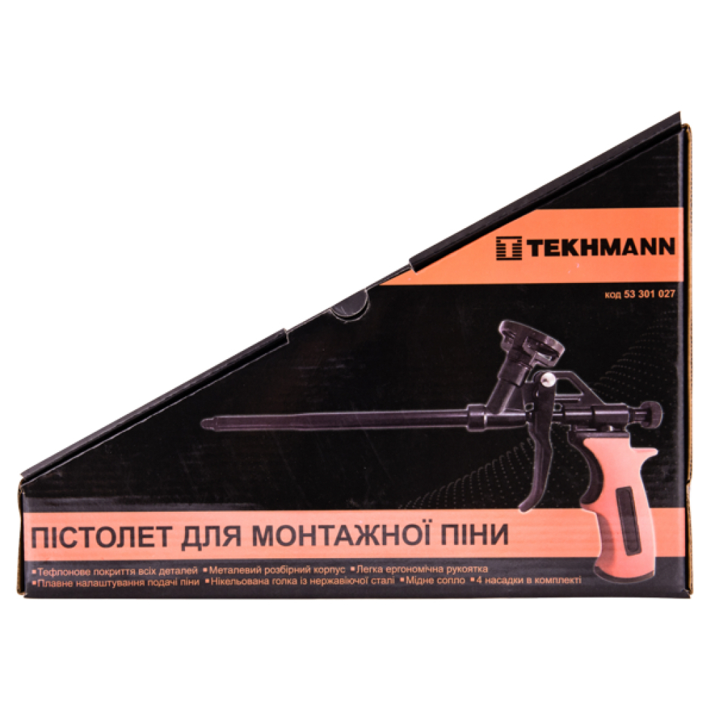 Пістолет для монтажної піни Tekhmann Profi тефлон 325 мм (53301027) - зображення 2