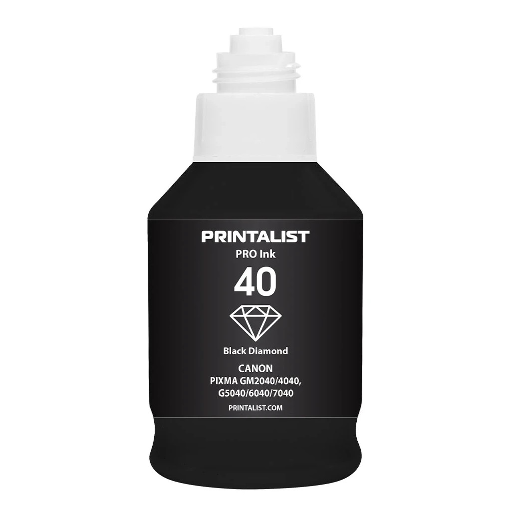 Чорнило Printalist Canon GI-40 для G5040/G6040 190г Black Pigm. (PL40BP) - зображення 2
