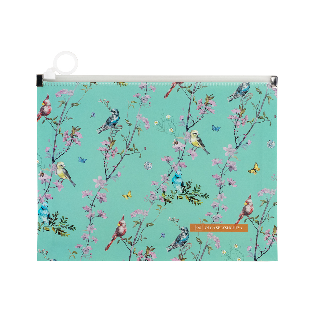 Папка на блискавці Axent zip-lock А5 Olga Selyshcheva, Spring (1498-33-A) - зображення 1
