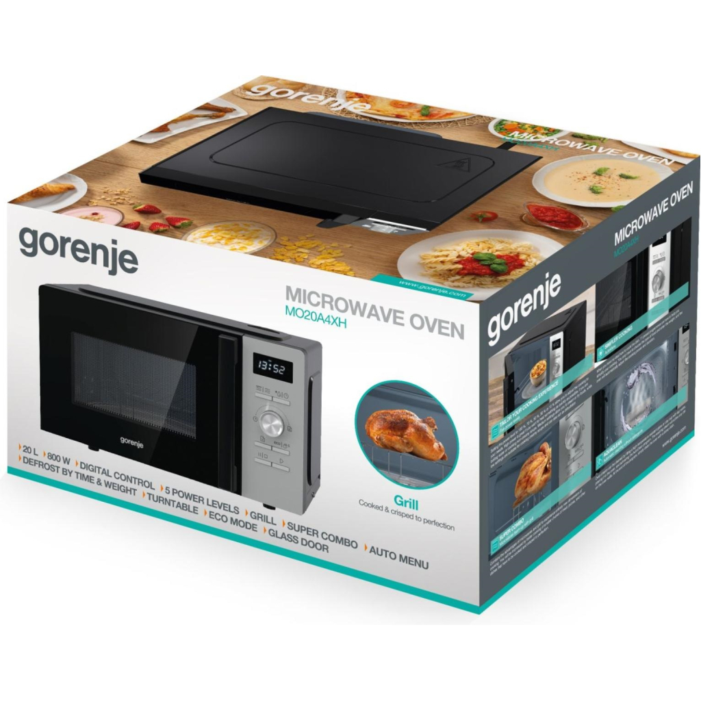 Мікрохвильова піч Gorenje MO20A4XH - зображення 11