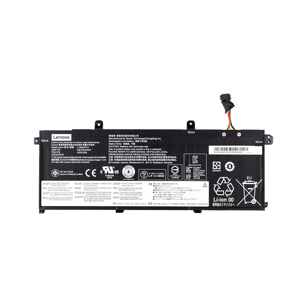 Акумулятор до ноутбука Lenovo ThinkPad P43s (L18M4P73) 11.52V 4213mAh (NB481125) - зображення 1