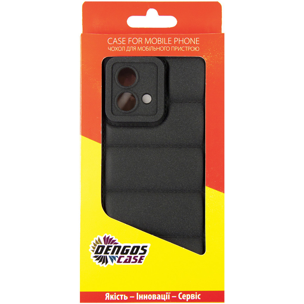 Чохол до мобільного телефона Dengos Soft Motorola G84 (black) (DG-TPU-SOFT-41) - зображення 6