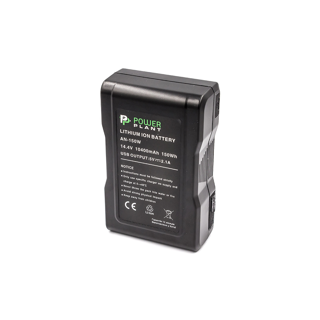 Акумулятор до фото/відео PowerPlant Gold mount Sony AN-150W 10400 mAh (CB970216) - зображення 1