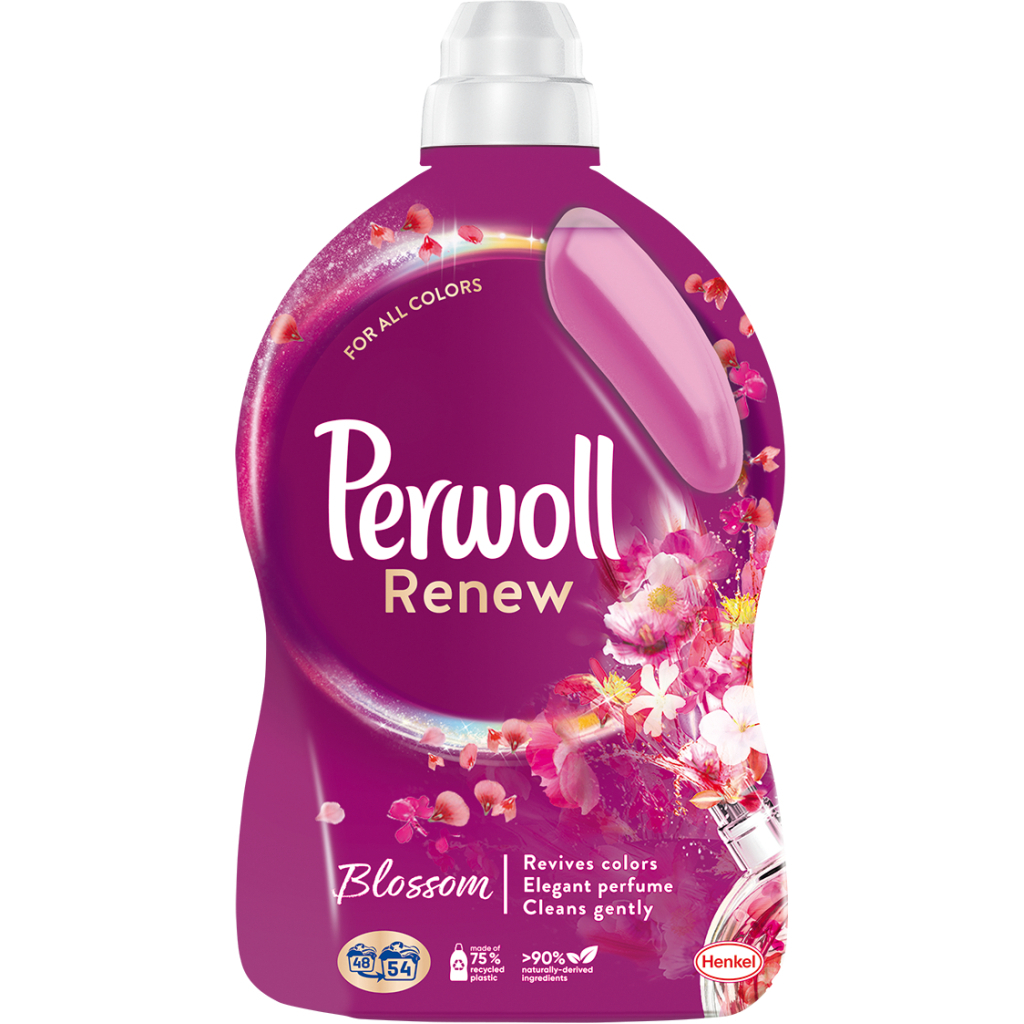 Гель для прання Perwoll Renew Blossom Відновлення та аромат 2.97 л (9000101576108) - зображення 1