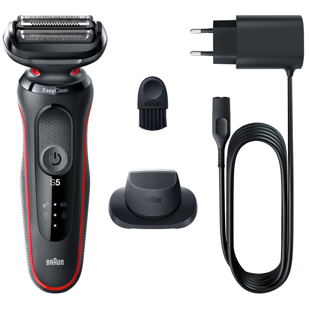 Електробритва Braun Series 5 51-R1200s BLACK / RED - зображення 1