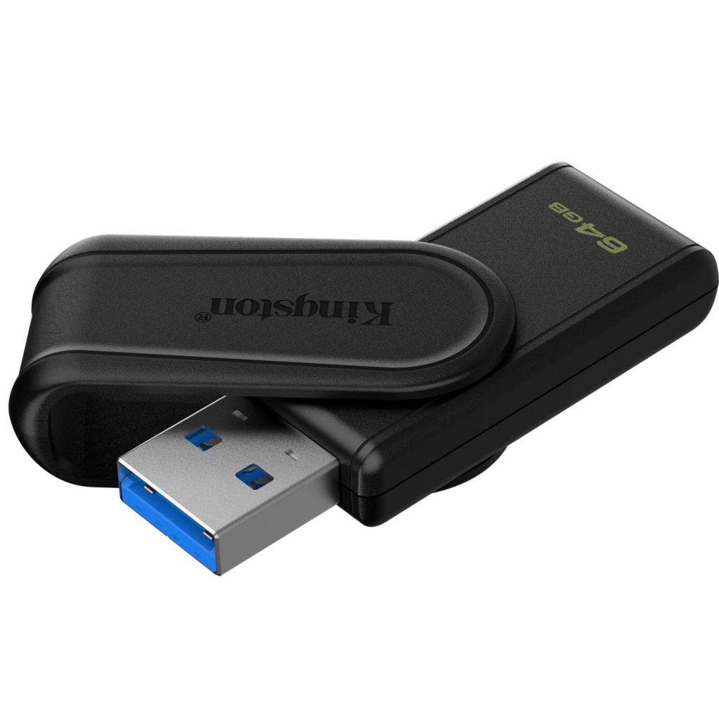 USB флеш накопичувач Kingston 64GB DataTraveler Exodia S Black USB 3.2 (DTXS/64GB) - зображення 2