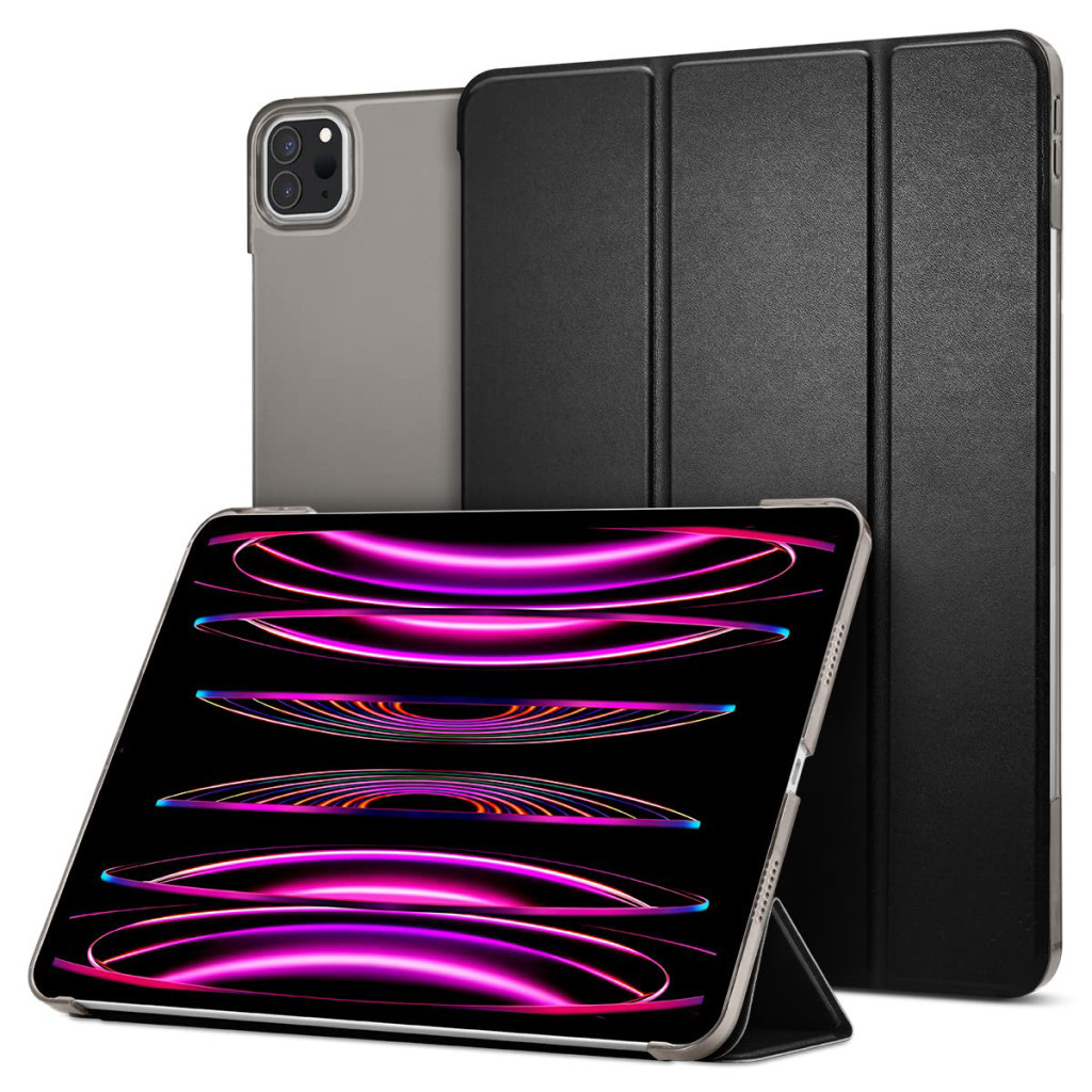 Чохол до планшета BeCover Tri Fold Hard Apple iPad Pro 12.9 2020/2021/2022 Black (709668) (709668) - зображення 2