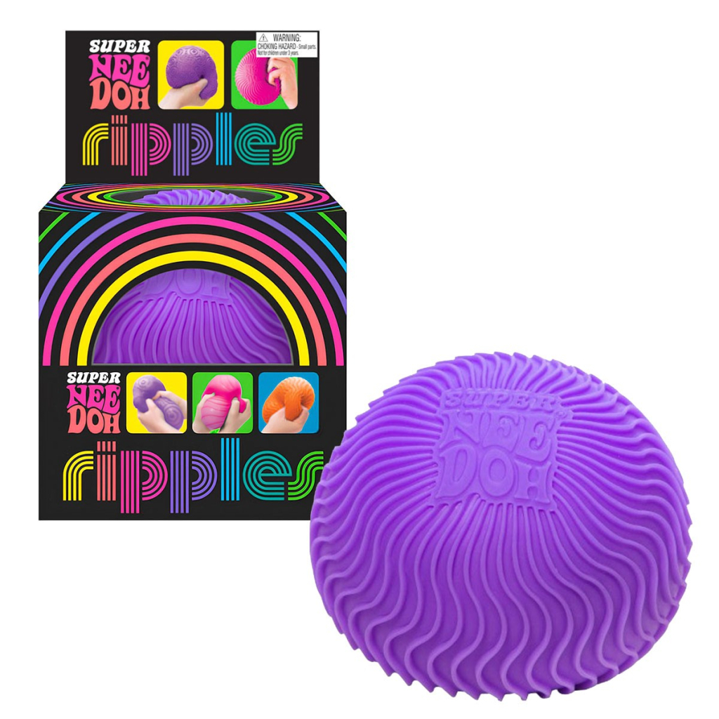 Антистрес NeeDoh серії Super – Яскраві хвилькі (пурпуровий) (RSPND-8) - зображення 1