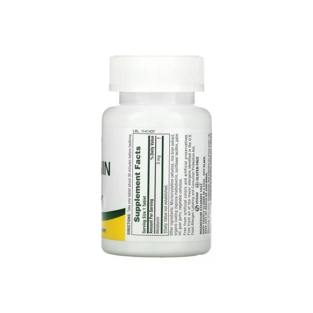 Амінокислота Natures Plus Мелатонін Швидкодіючий, 5 мг, Fast Acting Melatonin, 90 таблеток (NAP-47626) - зображення 2