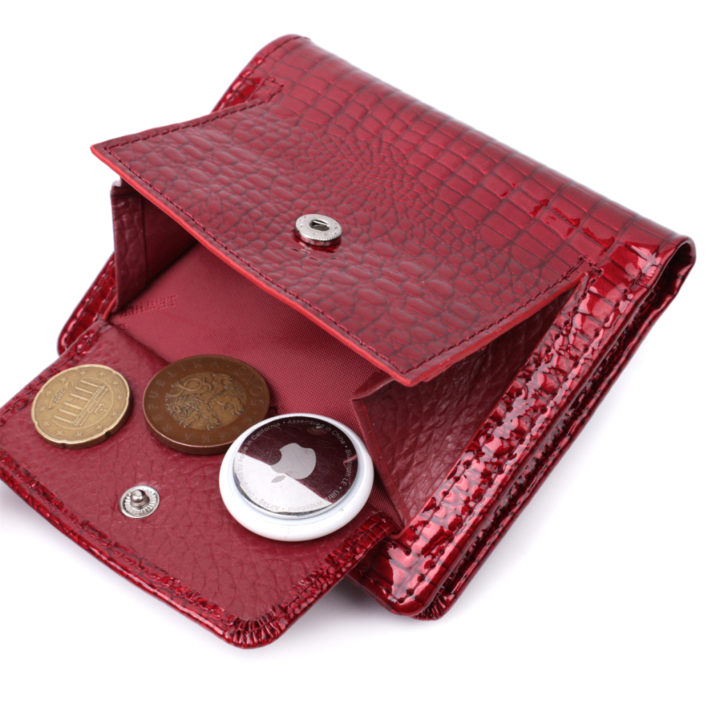 Гаманець ST Leather З натуральної шкіри Червоний (22685) - изображение 7