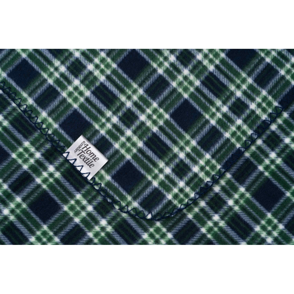 Плед Ardesto Fleece клітинка зелена 160х200 см (ART0702PB) - зображення 6