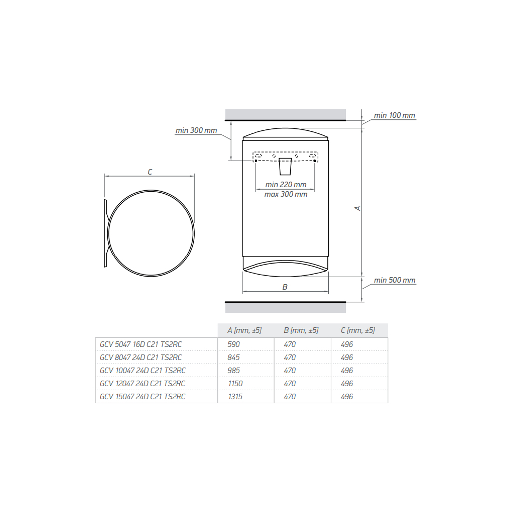 Бойлер Tesy Modeco Ceramic GCV 1504724D C21 TS2RC (302482) - зображення 2