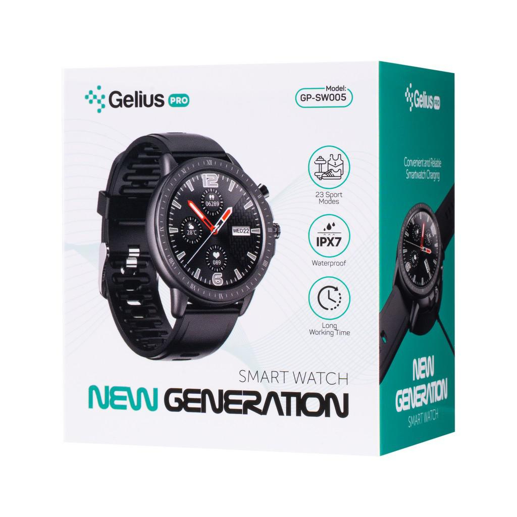 Смарт-годинник Gelius Pro GP-SW005 (NEW GENERATION) (IPX7) Black - зображення 7