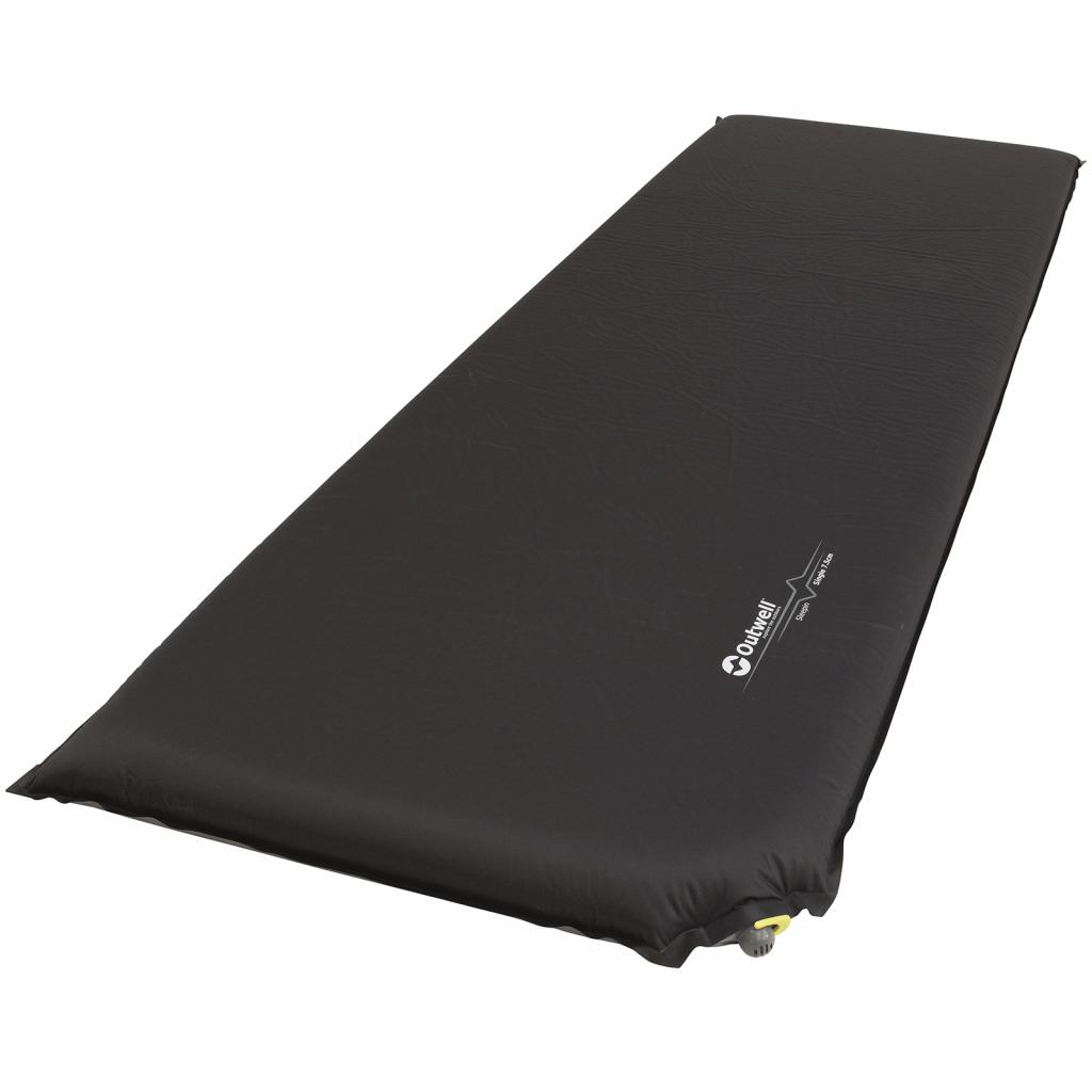 Туристичний килимок Outwell Self-inflating Mat Sleepin Single 7.5 cm Black (928857) - зображення 1