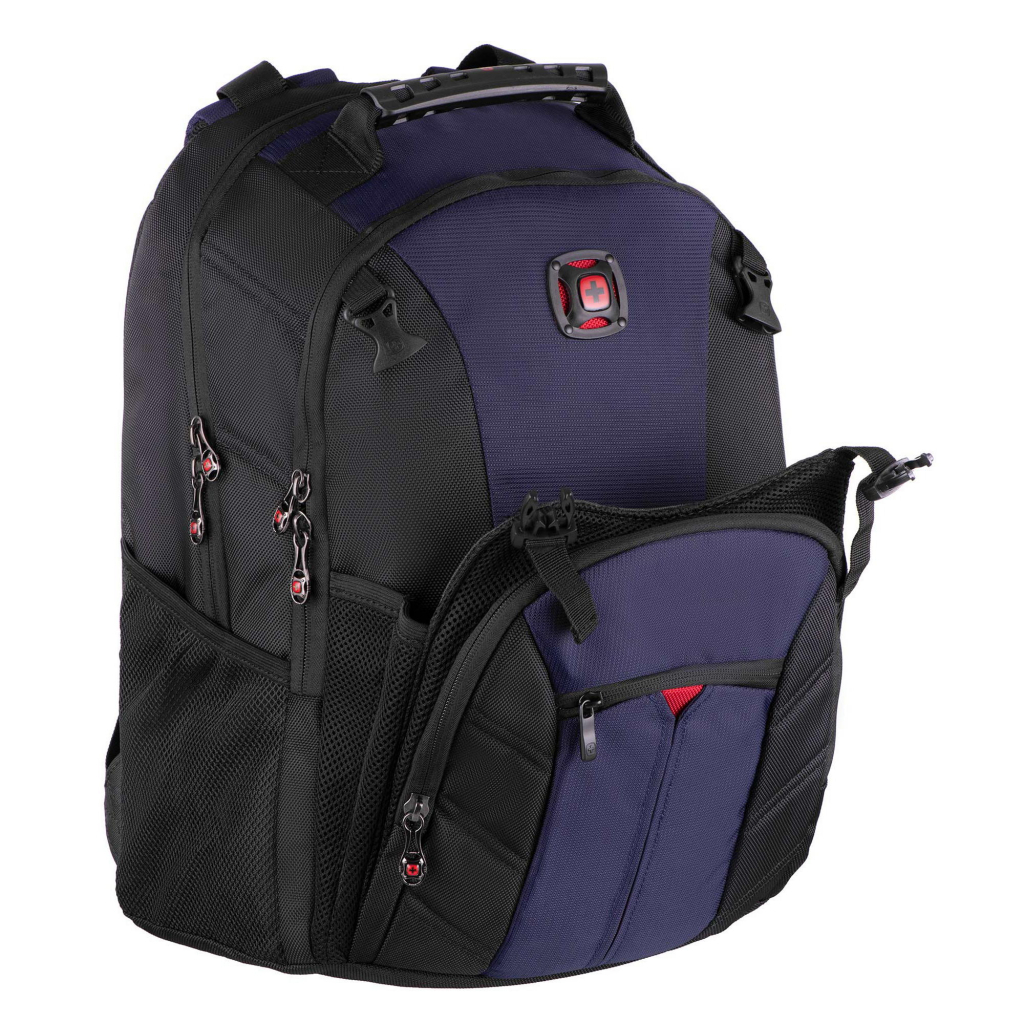 Рюкзак для ноутбука Wenger 16" Sherpa Black-Blue (606486) - зображення 10