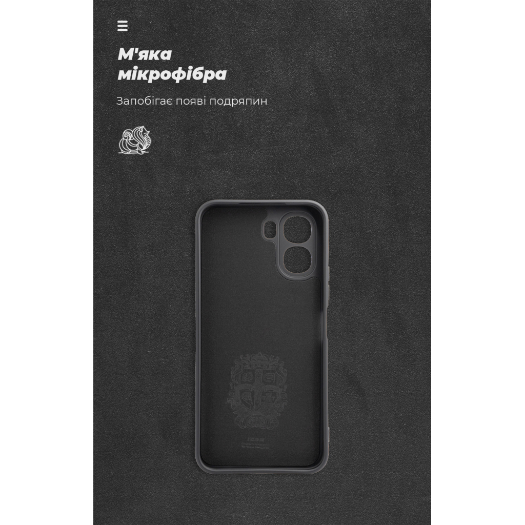 Чохол до мобільного телефона Armorstandart ICON OPPO A6X 4G Camera cover Black (ARM90139) - зображення 4