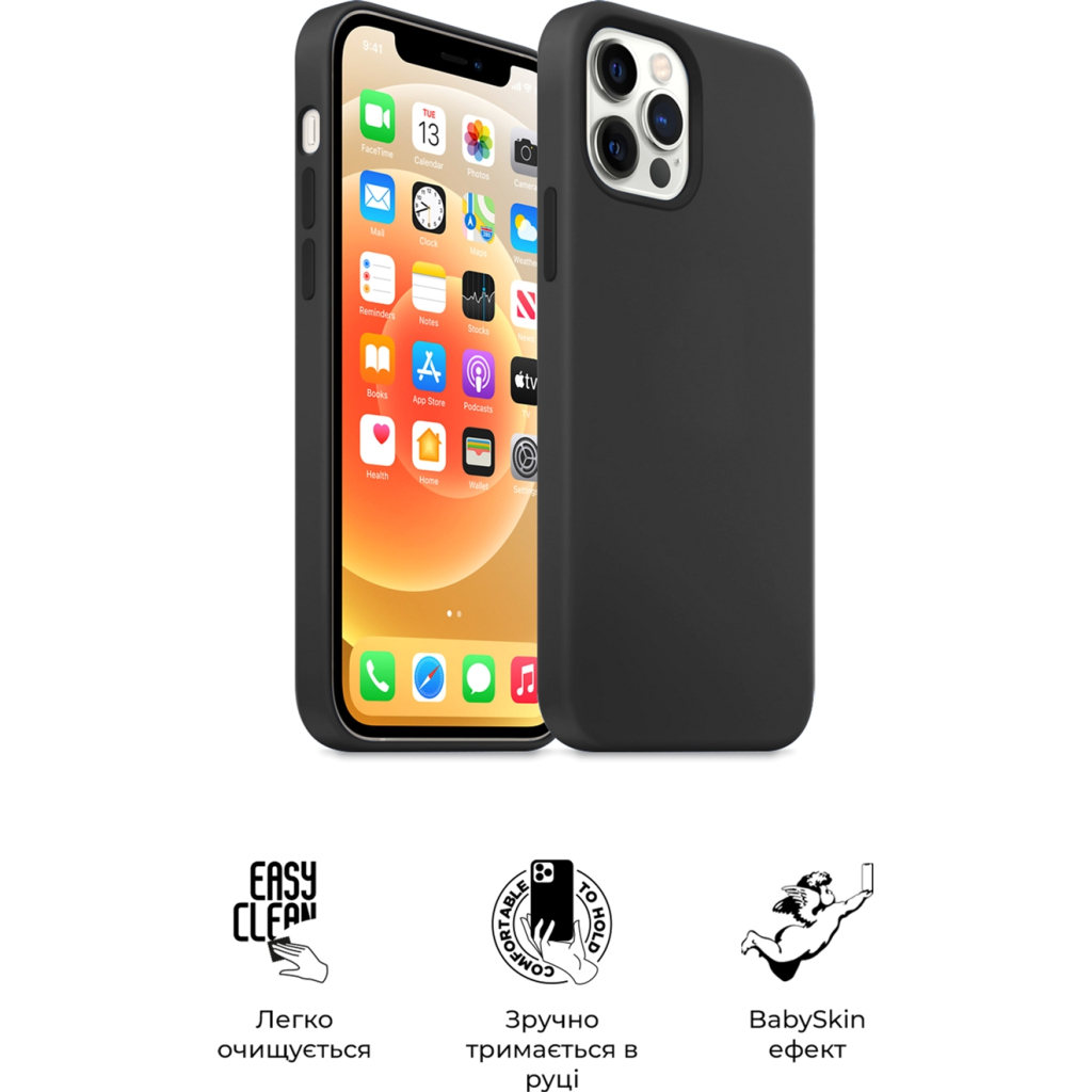 Чохол до мобільного телефона Armorstandart ICON2 Case Apple iPhone 12/12 Pro Black (ARM60577) - зображення 3