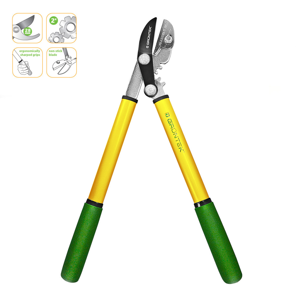 Секатор Gruntek Grizzly із зубчастою передачею 470 мм (295203470) - изображение 2