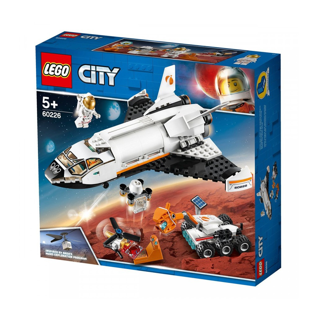 Конструктор LEGO City Шатл для досліджування Марса 273 деталі (60226) - зображення 2