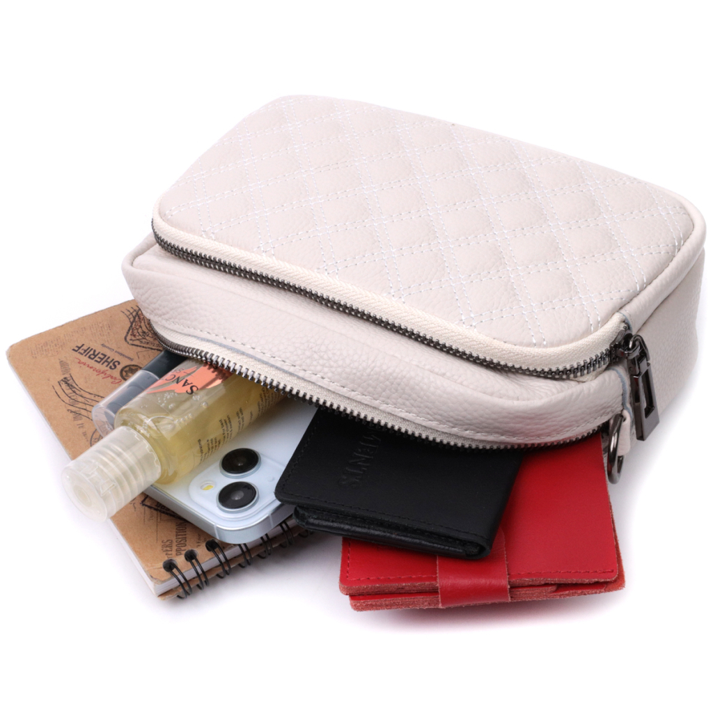 Сумка Vintage З натуральної шкіри Біла (22633) - зображення 10