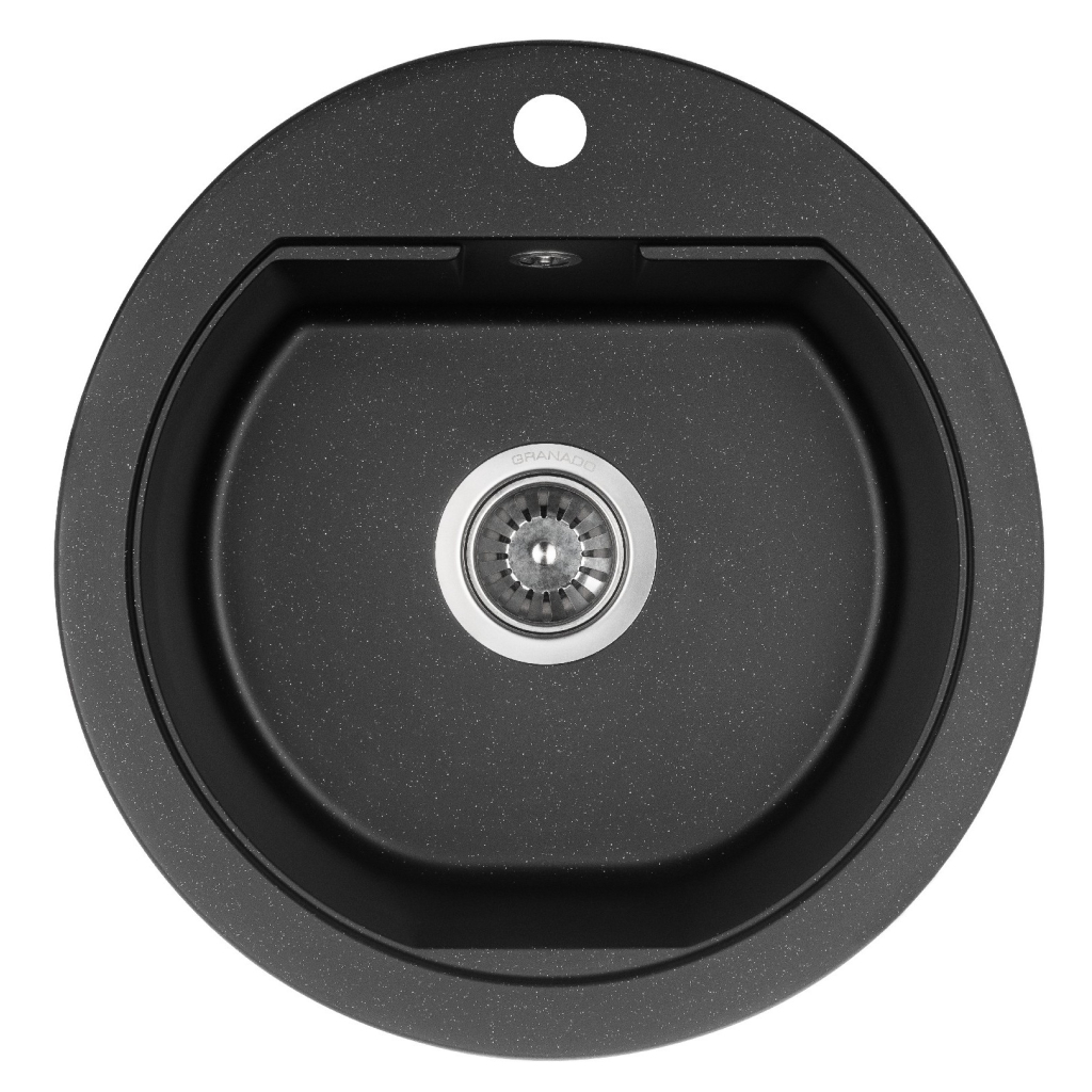 Мийка кухонна GRANADO LUGO black shine (gr2801) - зображення 1