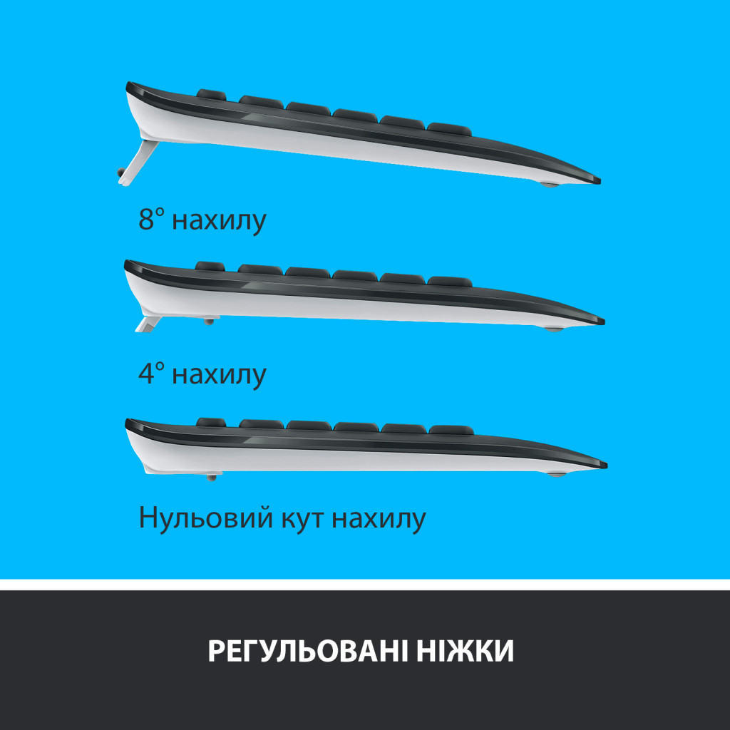 Комплект Logitech MK540 Advanced Wireless UA Black (920-008685) - зображення 5