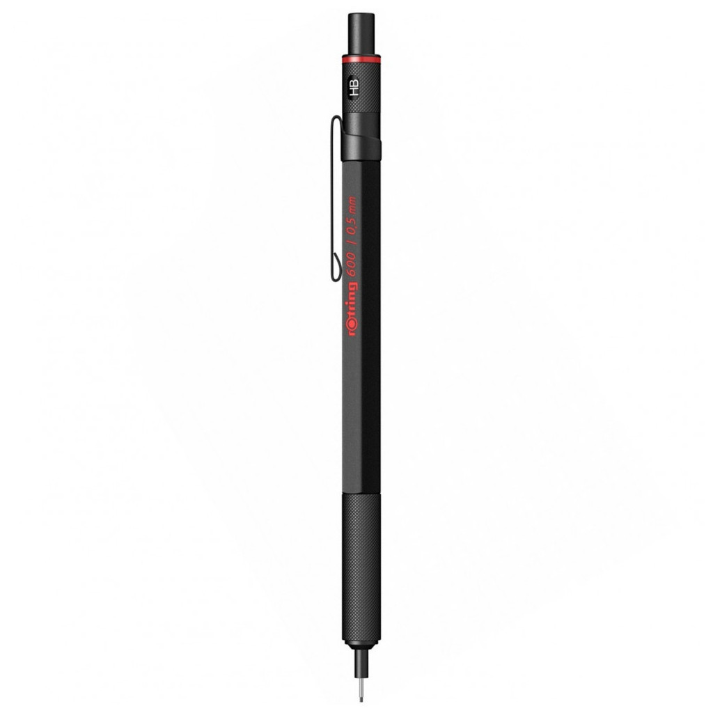 Олівець механічний Rotring Drawing ROTRING 600 Black PCL 0,5 (R1904443) - зображення 1
