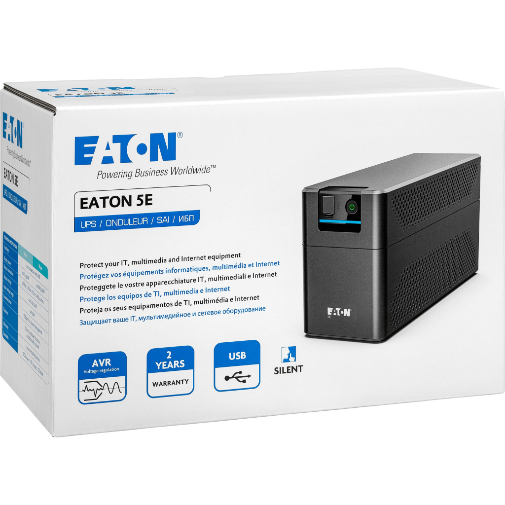 Пристрій безперебійного живлення Eaton 5E900UI, USB - зображення 4