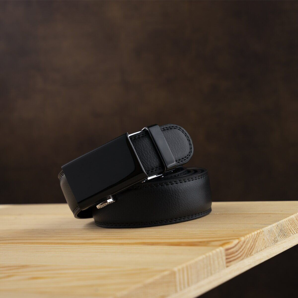 Ремінь Vintage Чоловічий тонкий Чорний (20312) - зображення 6