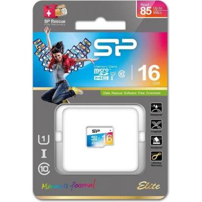 Карта пам'яті Silicon Power 16GB microSDHC class 10 UHS-I Color (SP016GBSTHBU1V20) - зображення 2