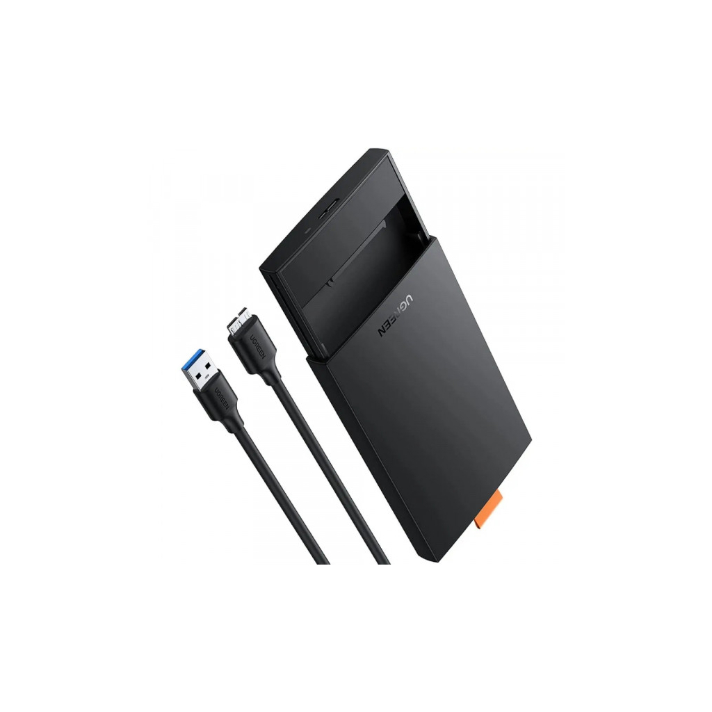 Кишеня зовнішня UGREEN USB 3.0 to 2.5" HDD/SSD CM237 black (60353) - зображення 1