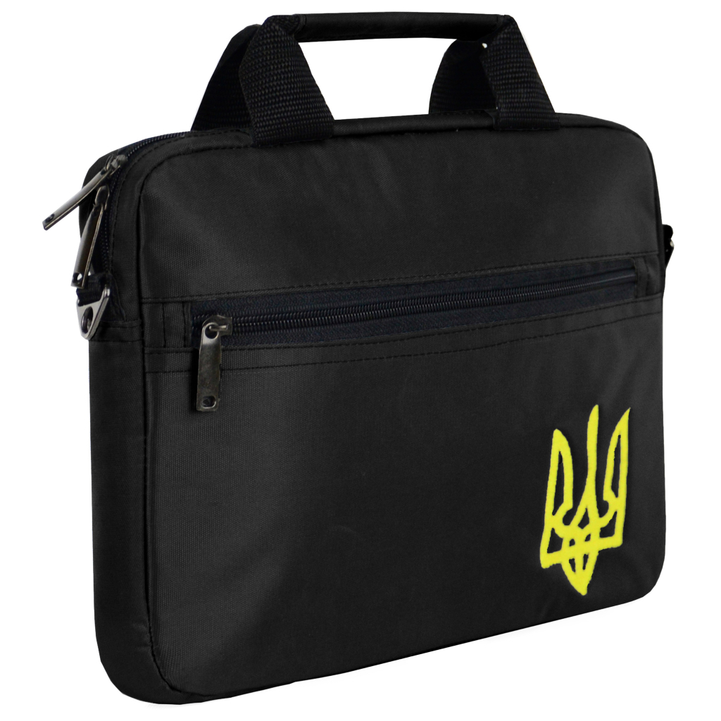 Сумка для ноутбука Porto 12'' PN12 TRIZUB Black (PN12BK_TRIZ) - зображення 2