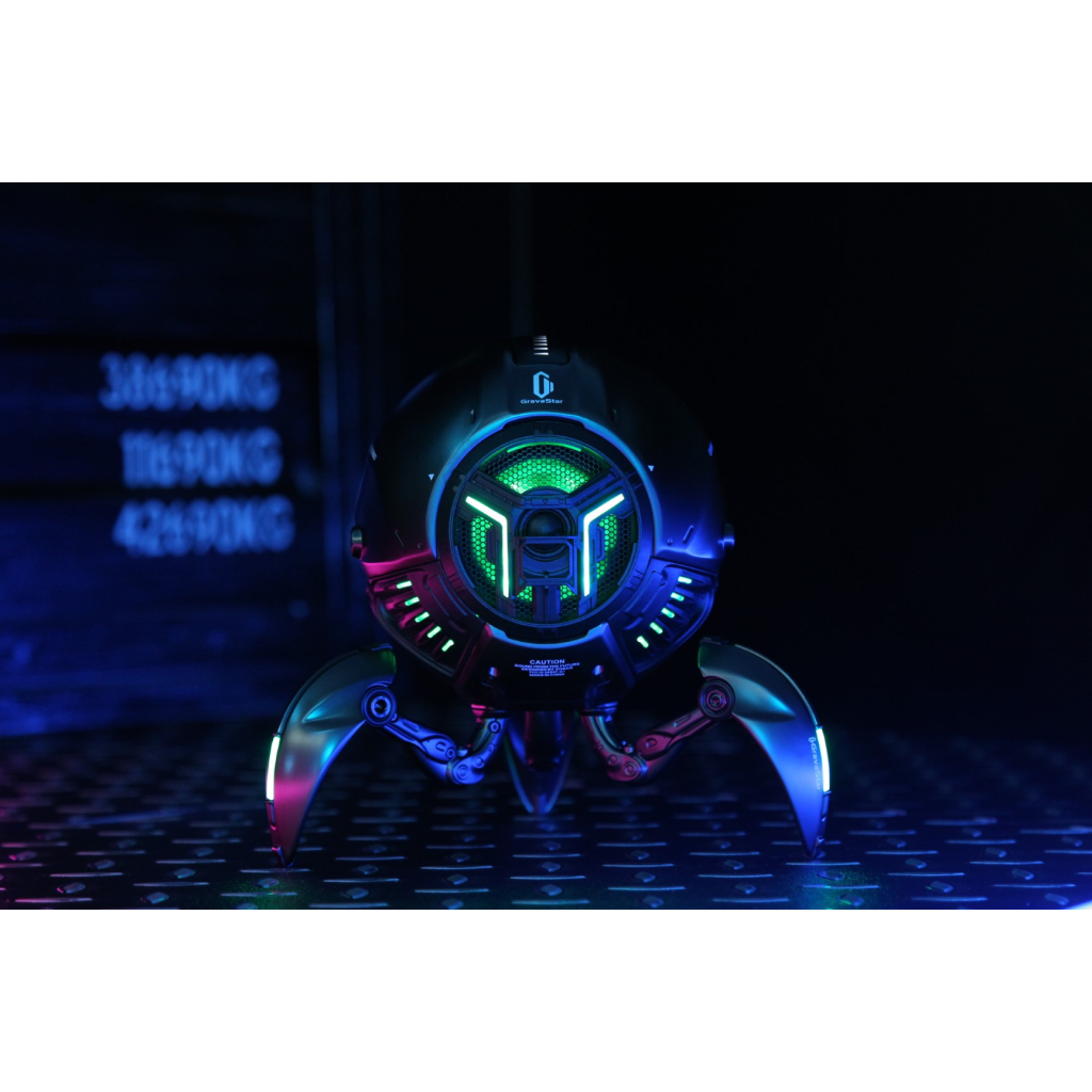 Акустична система GravaStar Mars Pro Zinc Alloy body Bluetooth Black (GRAVASTARG1PRO_BLK) - изображение 13