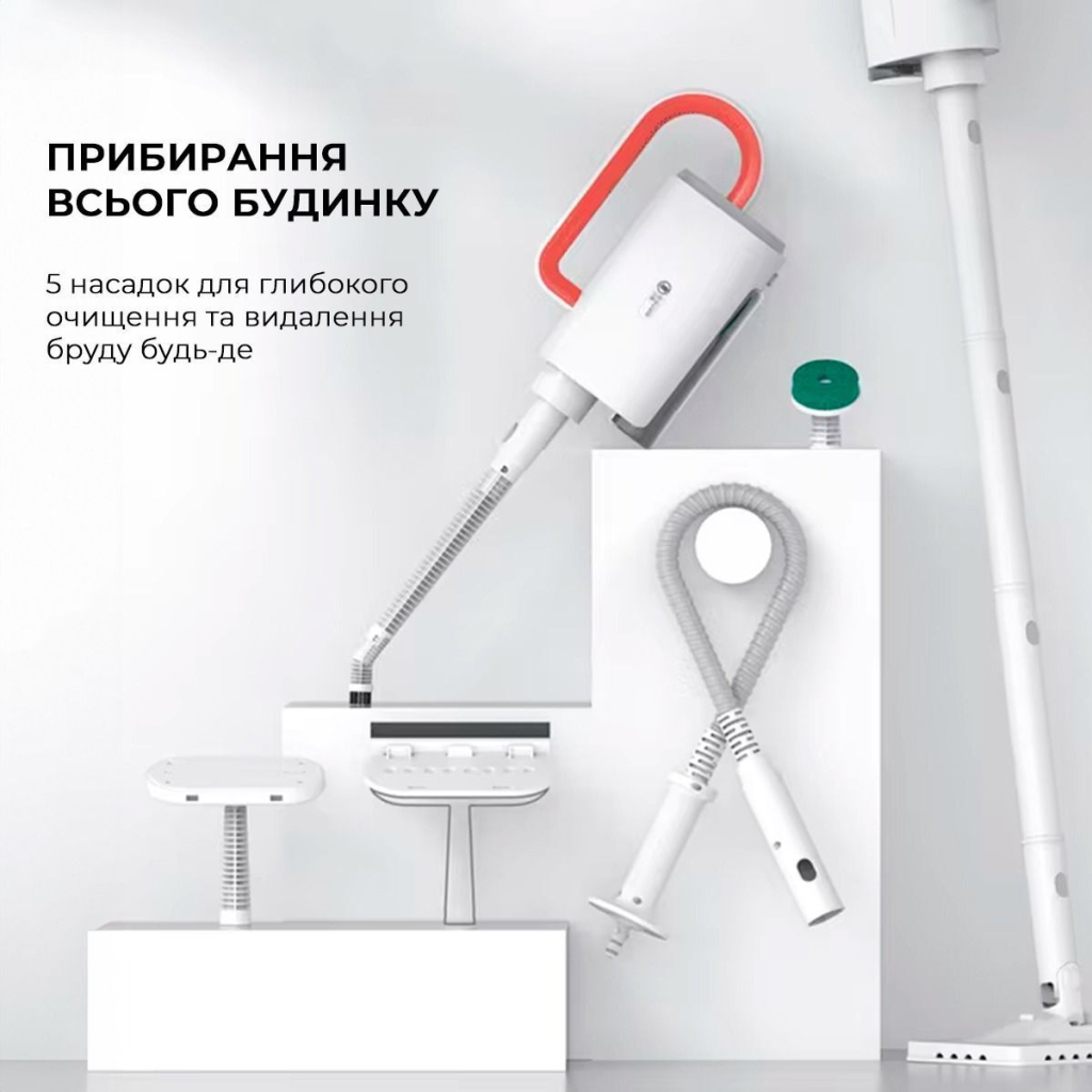 Пилосос Deerma Multi-function Steam Cleaner (DEM-ZQ610) - изображение 4