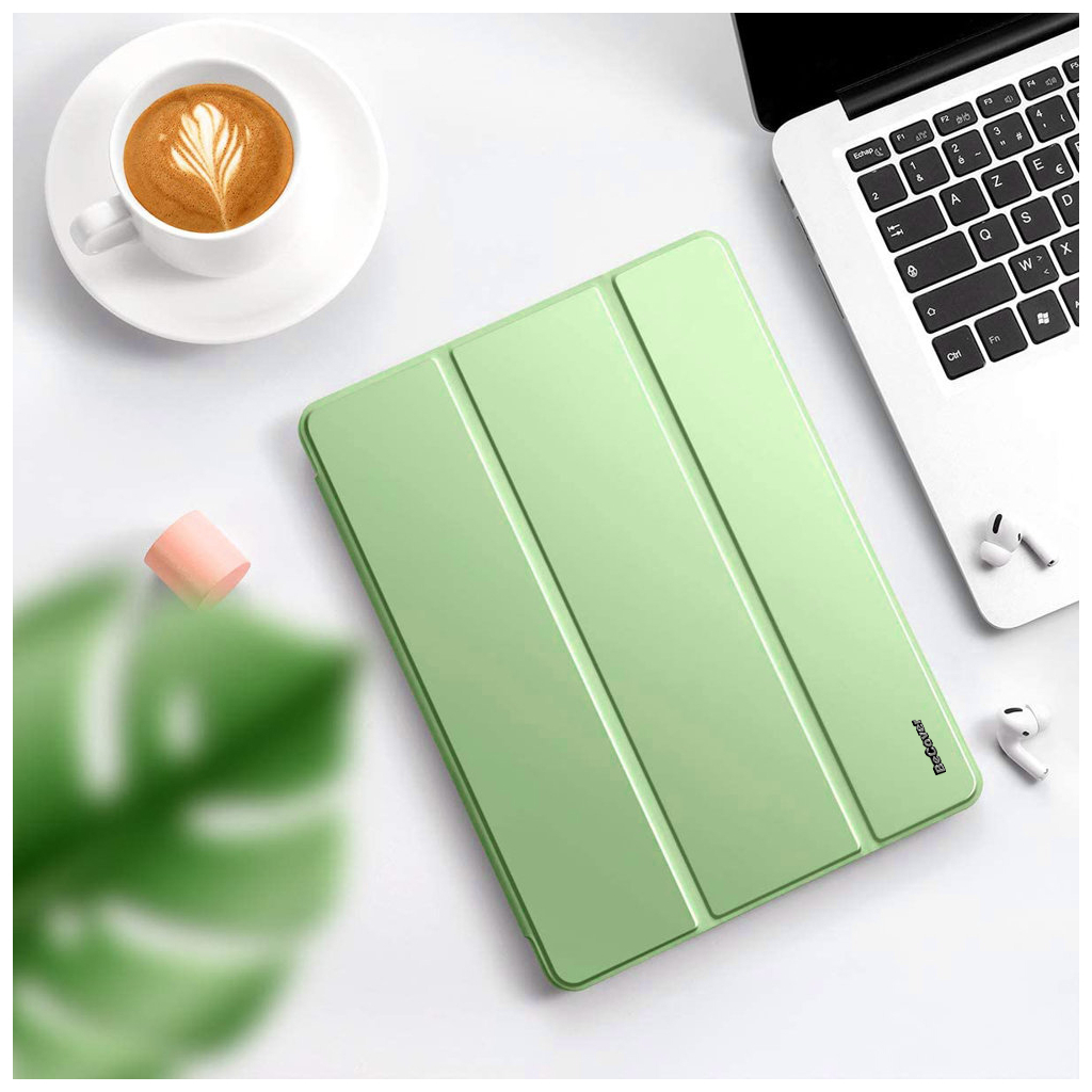 Чохол до планшета BeCover Direct Charge Pen mount Pencil Apple iPad Air 5 (2022) 10.9" Green (708777) - зображення 5