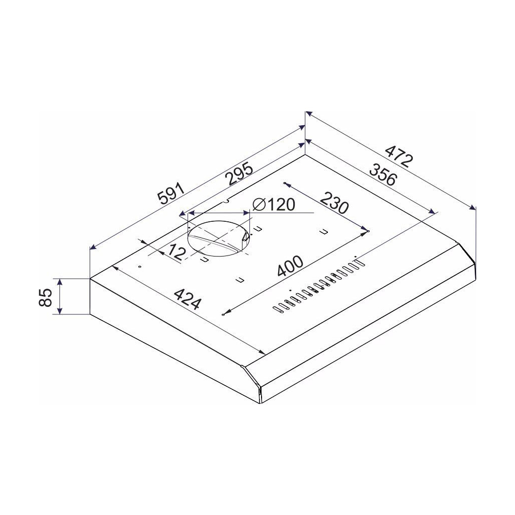 Витяжка кухонна Hansa OSC6133SIH - зображення 2