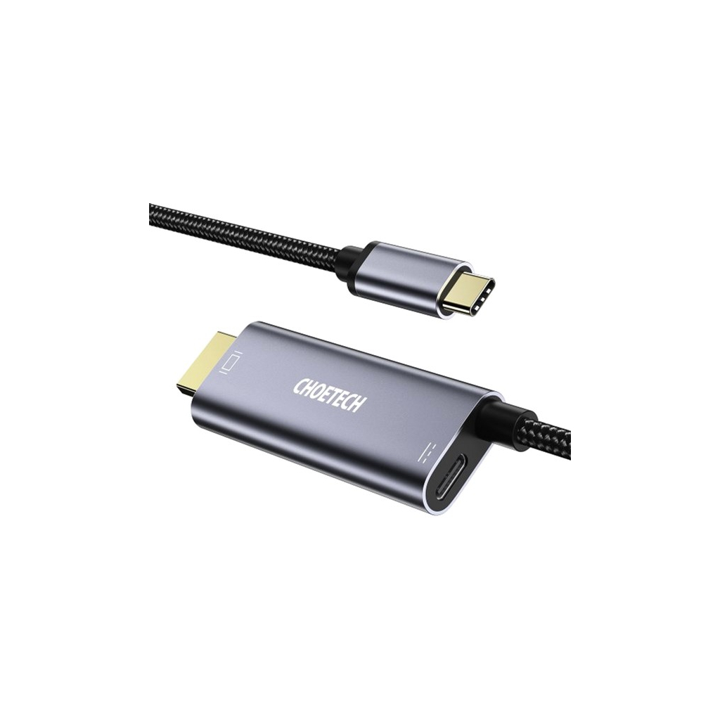 Кабель мультимедійний USB-C to HDMI M 1.8m 4K60Hz Choetech (XCH-M180GY) - изображение 1