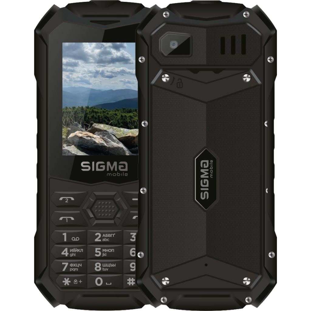 Мобільний телефон Sigma X-treme PV68 Black (4827798738214) - зображення 1