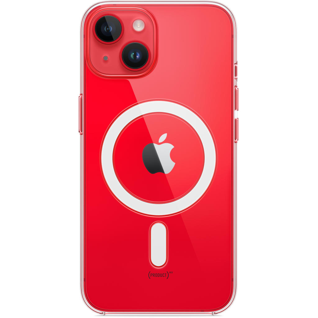 Чохол до мобільного телефона Apple iPhone 14 Clear Case with MagSafe,Model A2914 (MW5Q3ZE/A) - зображення 7