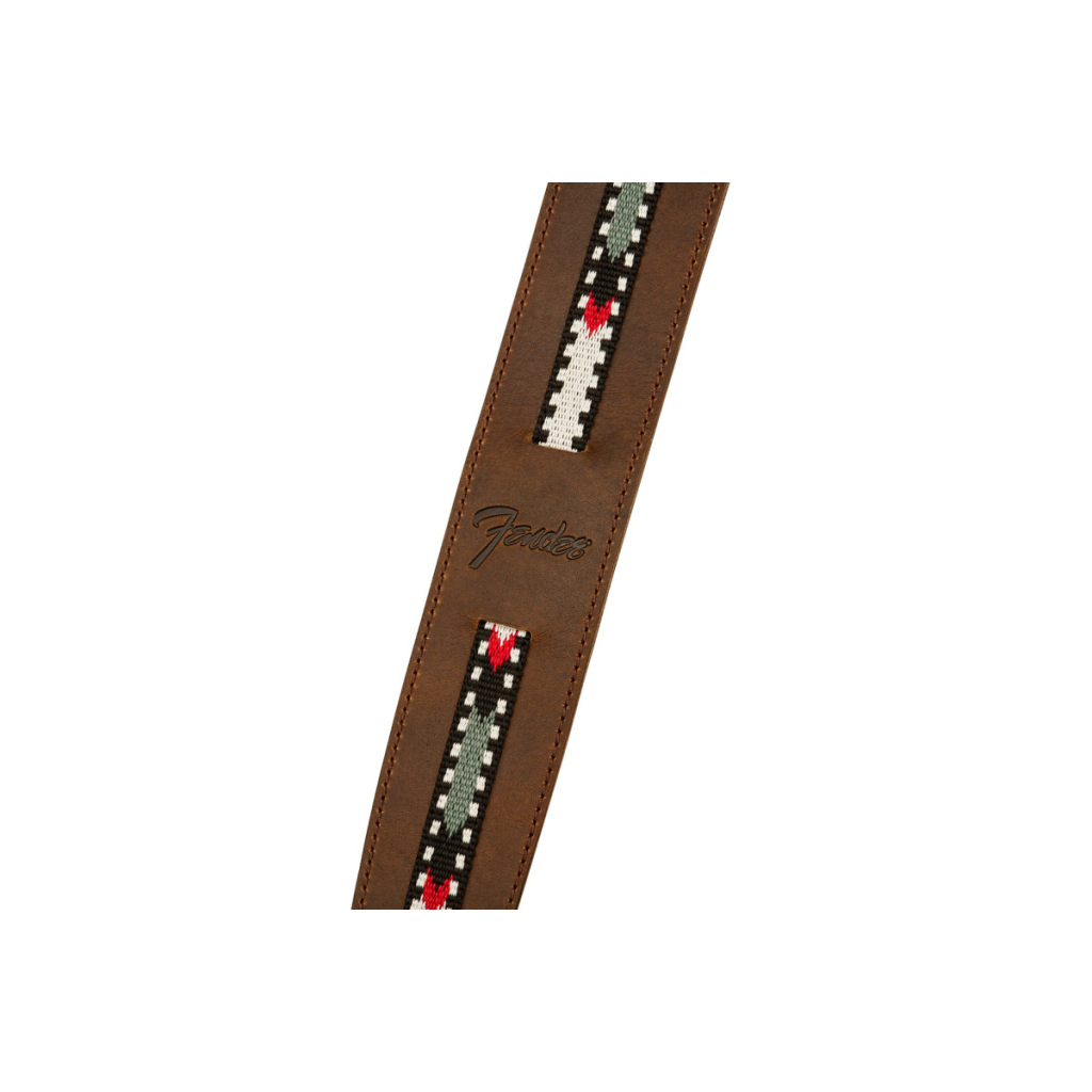 Ремінь для гітари Fender Strap Acoustic Paramount Leather Brown (233390) - зображення 2