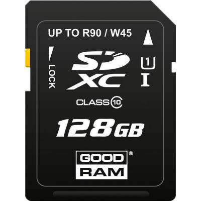 Карта пам'яті Goodram 128GB SDXC class 10 USH-I (SDC128GXCUHS1GRR10) - зображення 1
