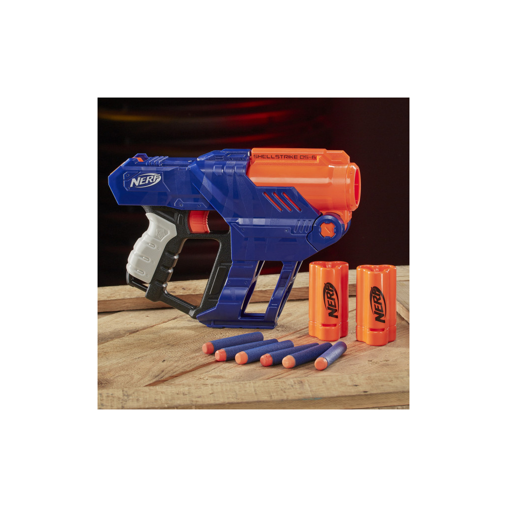 Іграшкова зброя Hasbro Nerf Elite Shellstrike DS-6 (E6170) - зображення 2