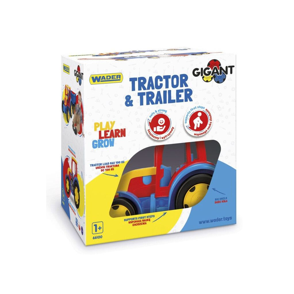 Спецтехніка Wader Трактор "Гігант" з причіпом (66100) - зображення 6