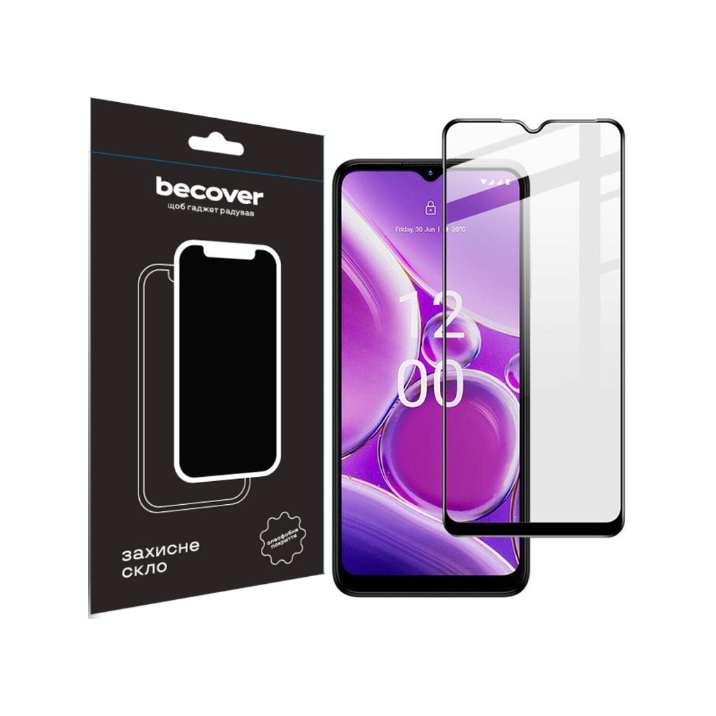 Скло захисне BeCover Nokia G42 5G Black (710729) - зображення 1