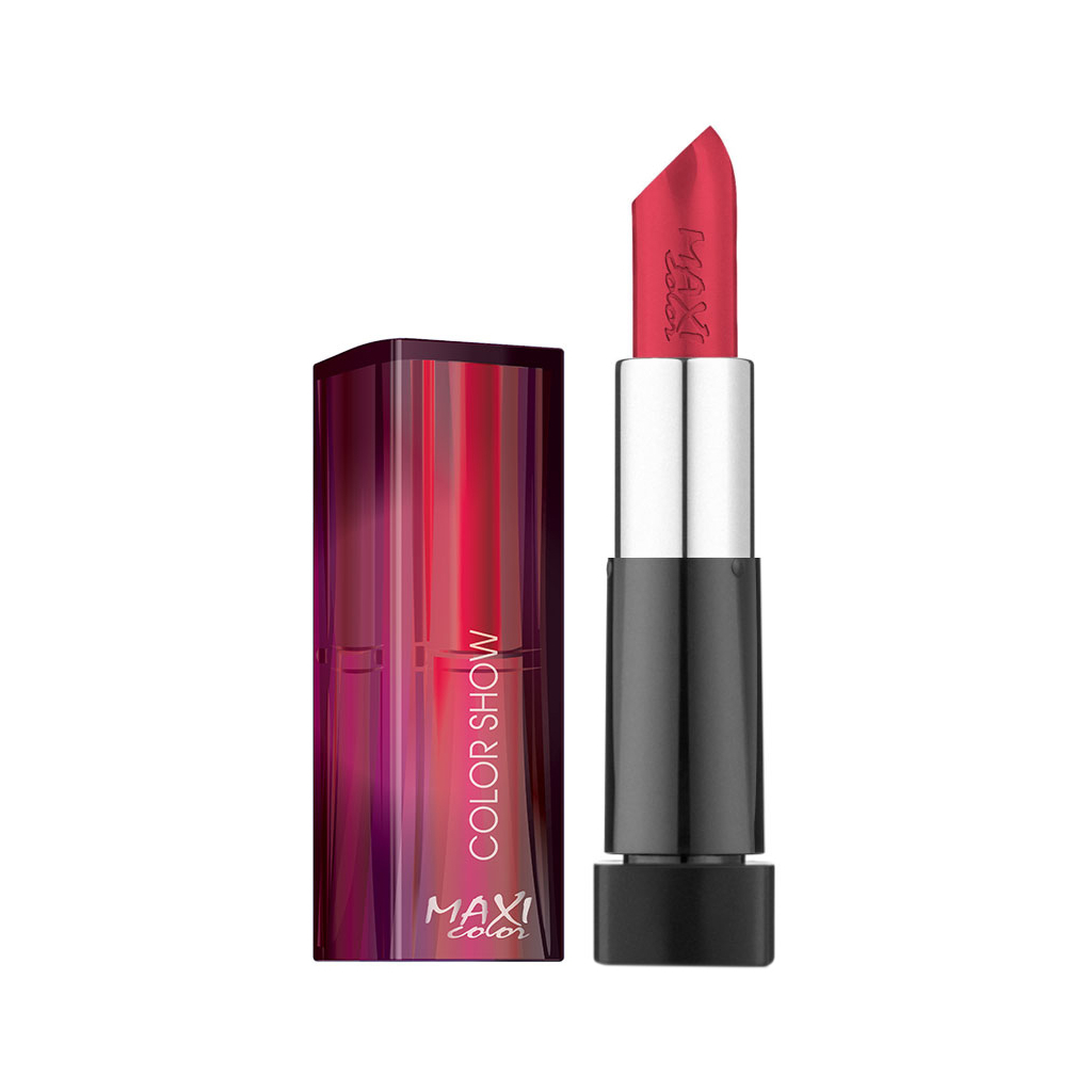 Помада для губ Maxi Color Color Show 21 - Ягідний мус (4823097100295) - зображення 1