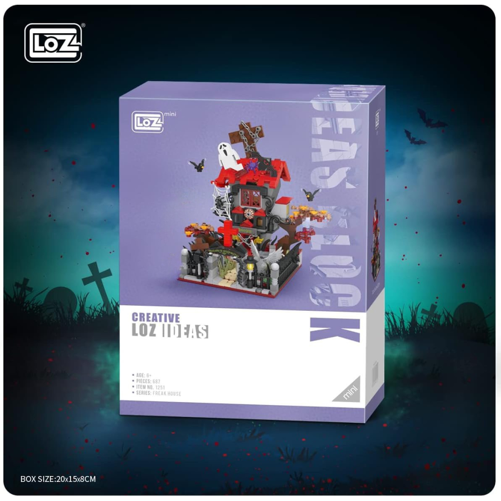 Конструктор LOZ mini Будинок із привидами без фігурок (1251) - зображення 2