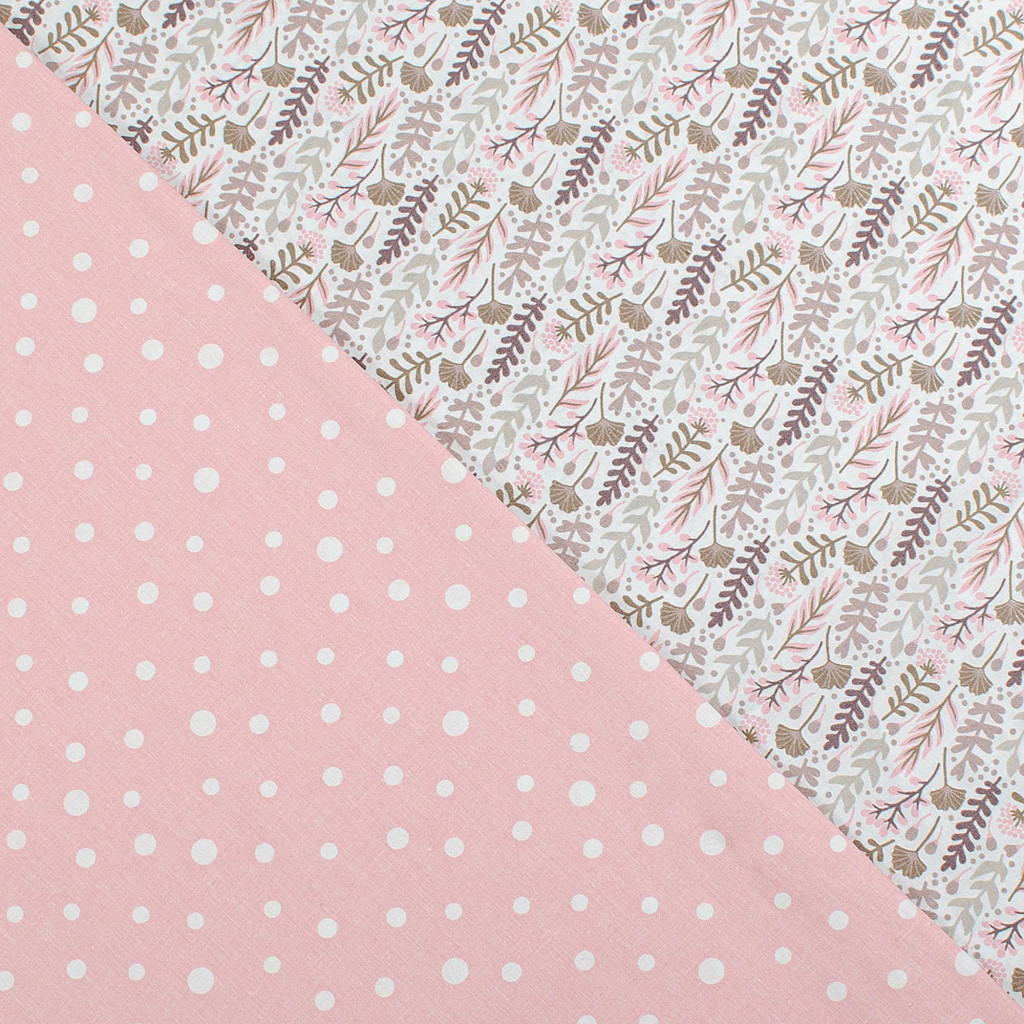 Постільна білизна Home Line Цвітіння трав/Горох рожевий бязь полуторна (176186) - зображення 2